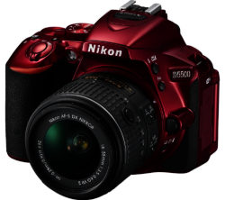 NIKON  D5500 DSLR Camera with AF-S DX NIKKOR 18-55 mm f/3.5-5.6G VR Zoom Lens - Red